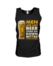 MEN ARE LIKE BEER Unisex Tank thumbnail