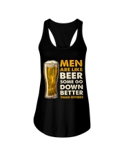 MEN ARE LIKE BEER Ladies Flowy Tank front