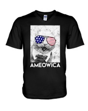 AMEOWICA V-Neck T-Shirt thumbnail