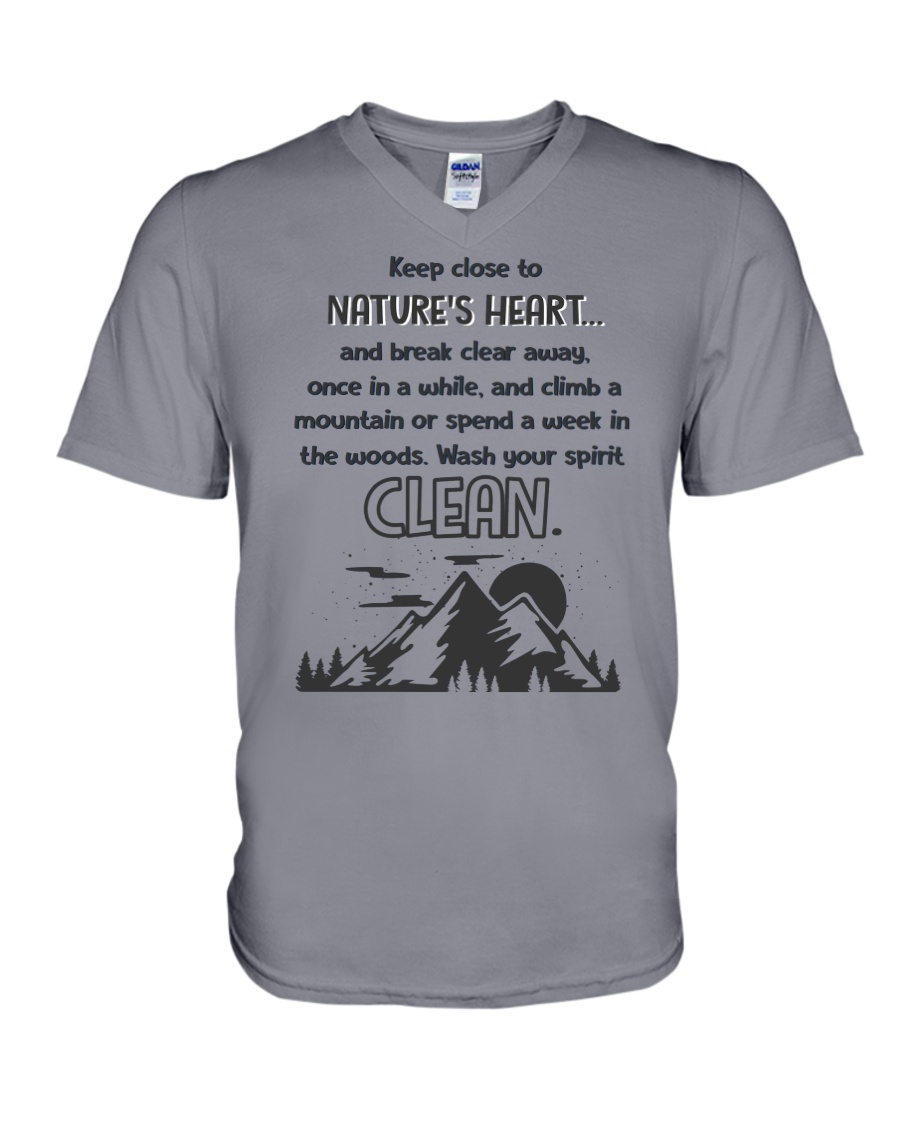 NATURES HEART T-SHIRT V-Neck T-Shirt