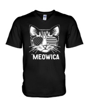 MEOWICA - INDEPENDENCE DAY V-Neck T-Shirt thumbnail