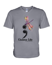 CHOOSE LIFE V-Neck T-Shirt thumbnail