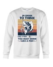 YOU MUST DRINK LIKE A FISH Crewneck Sweatshirt tile