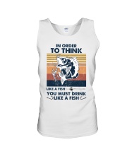YOU MUST DRINK LIKE A FISH Unisex Tank tile
