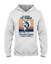 YOU MUST DRINK LIKE A FISH Hooded Sweatshirt tile