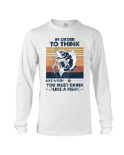 YOU MUST DRINK LIKE A FISH Long Sleeve Tee tile