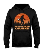 Social distancing Hooded Sweatshirt thumbnail