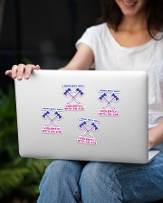 LOVE IS LOVE 5 Sticker - 4 pack (Vertical) aos-sticker-4-pack-vertical-lifestyle-front-14