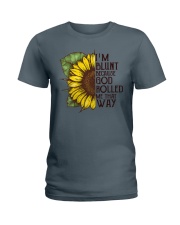 I'M BLUNT BECAUSE GOD ROLLED ME THAT WAY Ladies T-Shirt thumbnail