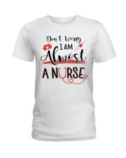 ALMOST A NURSE Ladies T-Shirt front