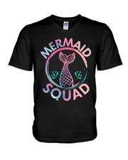 Mermaid squad V-Neck T-Shirt tile