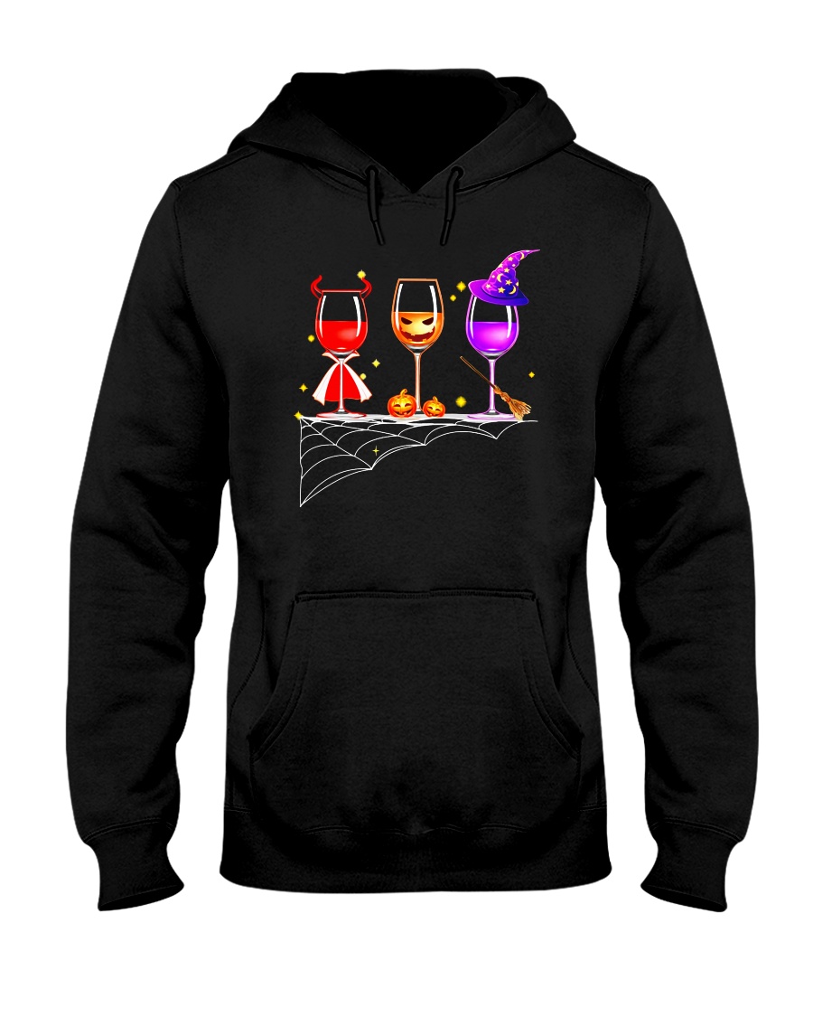 WINE HALLOWEEN PUMPKIN Hooded Sweatshirt