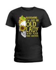 ASSUMING I'M JUST AN OLD LADY Ladies T-Shirt thumbnail