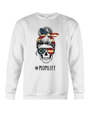 AMERICAN FLAG SKULL Crewneck Sweatshirt thumbnail