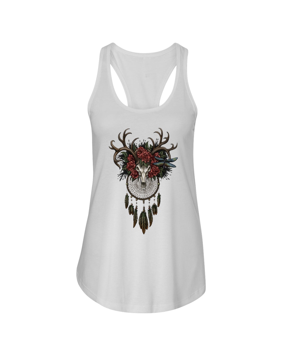 SKULL COW 15 Ladies Flowy Tank