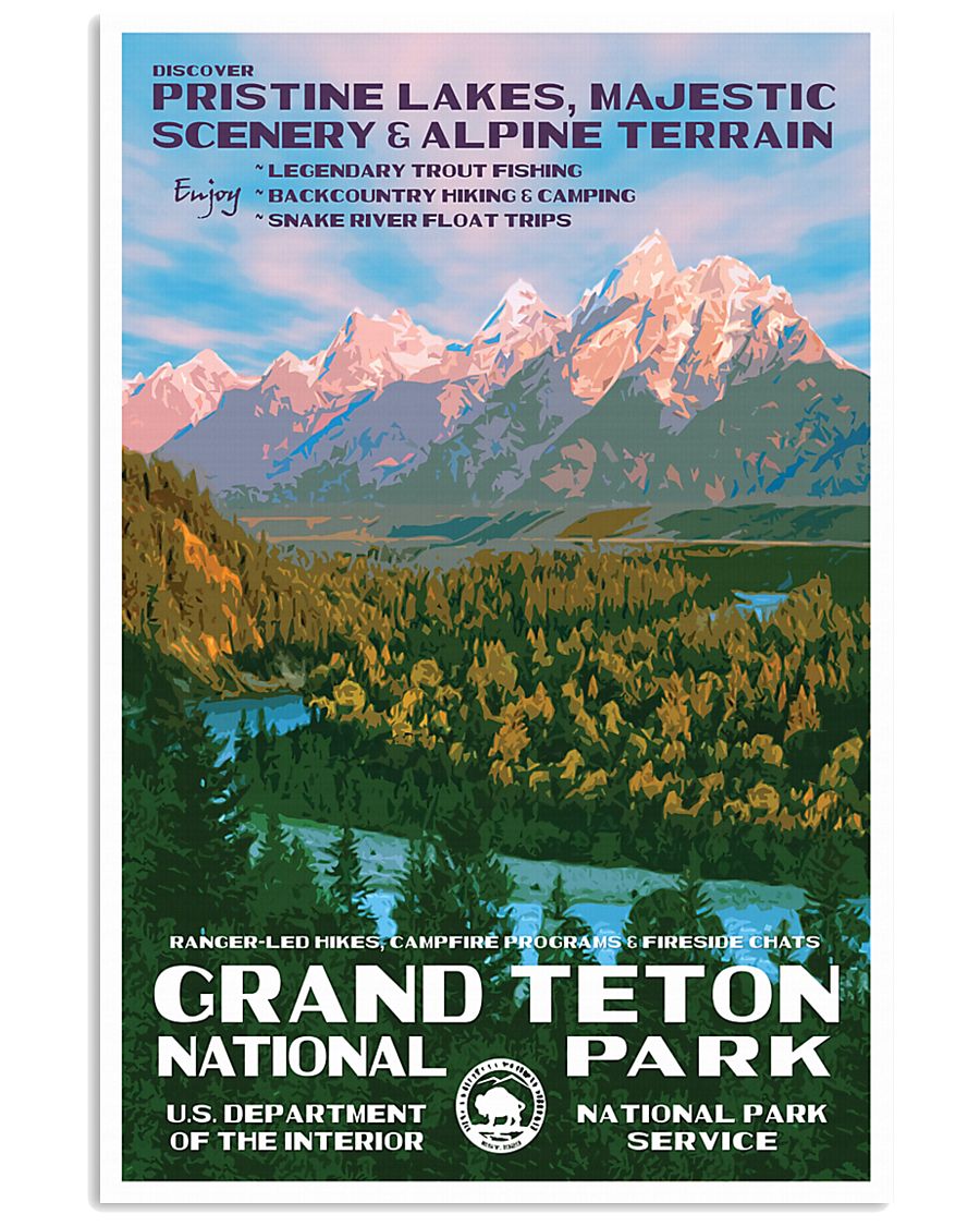 GRAND TETON 16x24 Poster