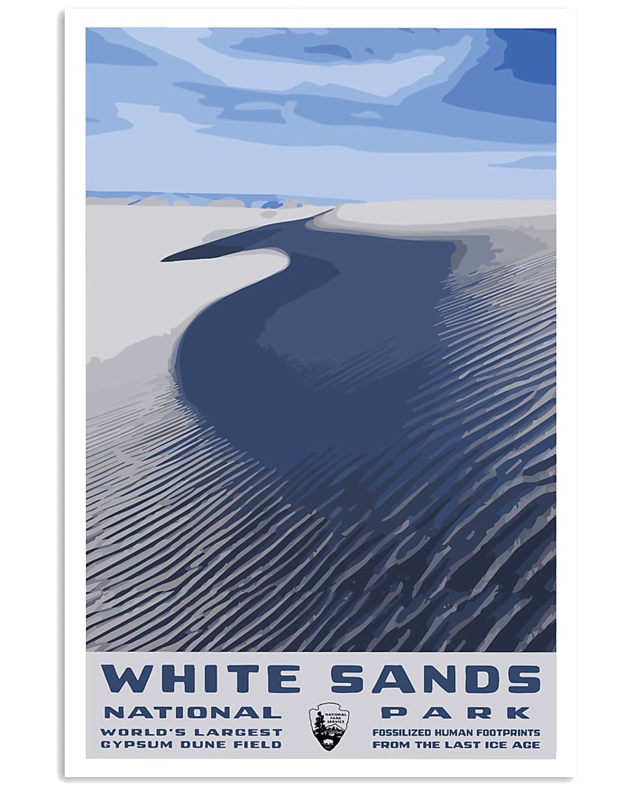 WHITE SAND NATIONAL PARKS 16x24 Poster