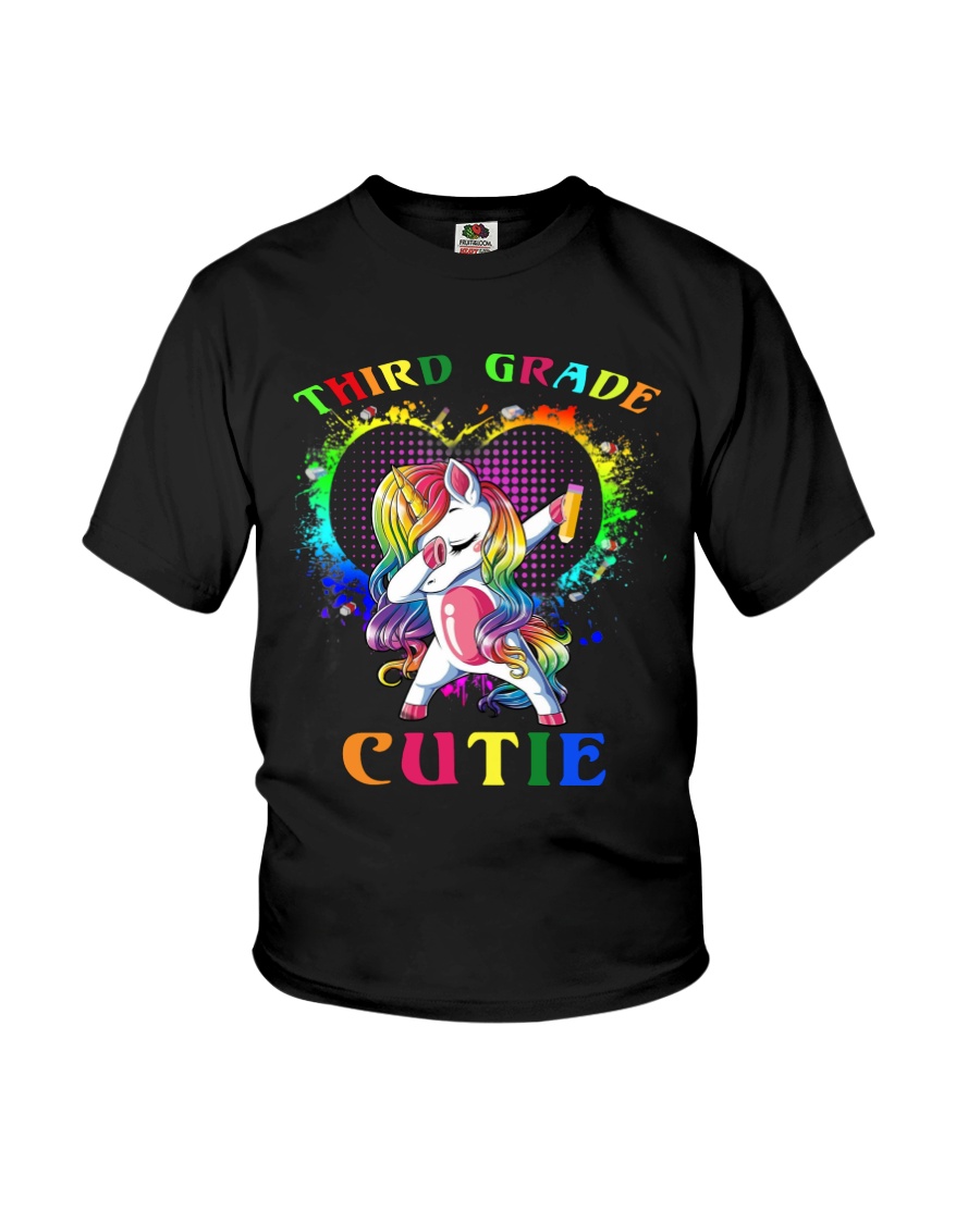 THIRD GRADE CUTIE UNICORN Youth T-Shirt