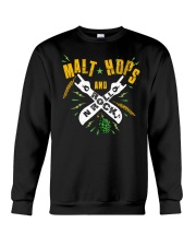 MALT HOPS AND ROCK N ROLL Crewneck Sweatshirt thumbnail