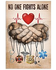 NO ONE FIGHTS ALONE POSTER 24x36 Poster front