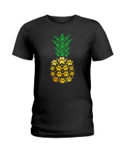 PINEAPPLE - DOG PAW Ladies T-Shirt thumbnail