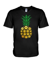 PINEAPPLE - DOG PAW V-Neck T-Shirt thumbnail
