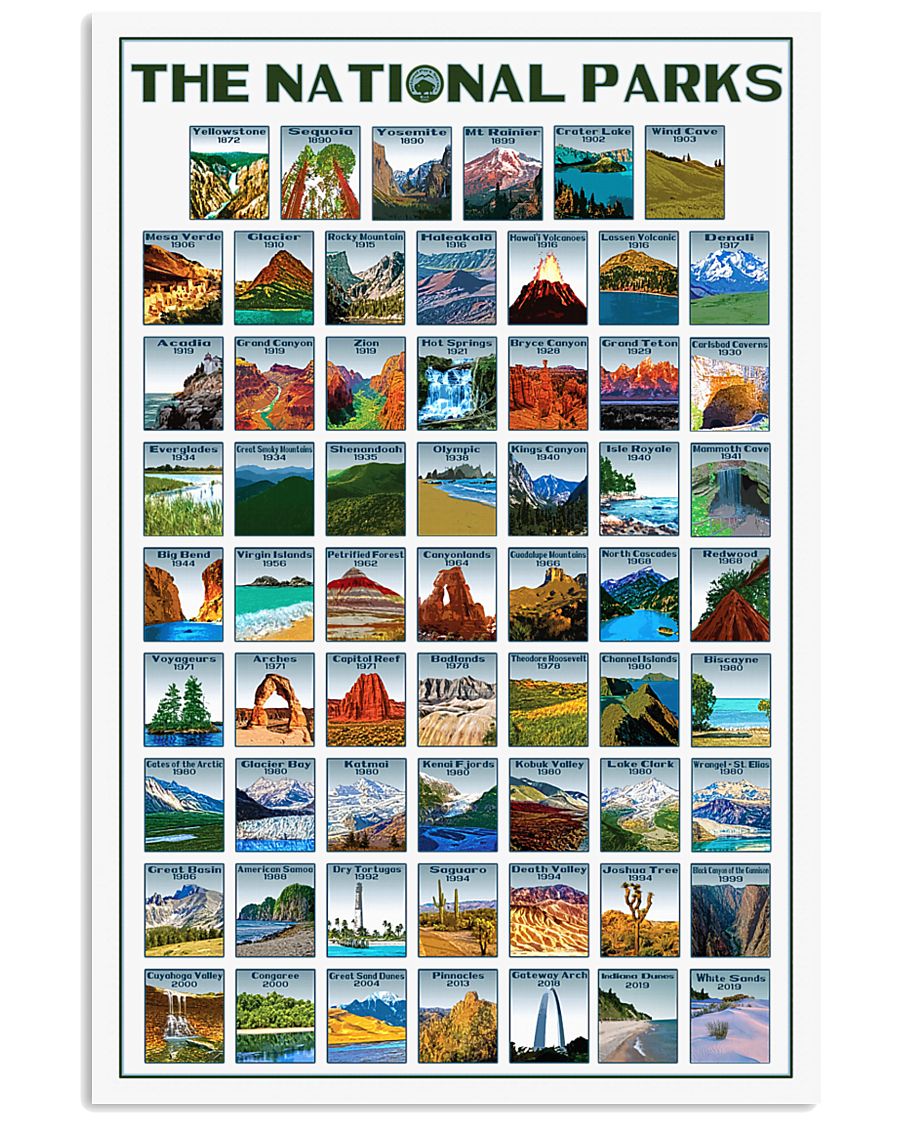 Limited Edition - 62 NPS 16x24 Poster