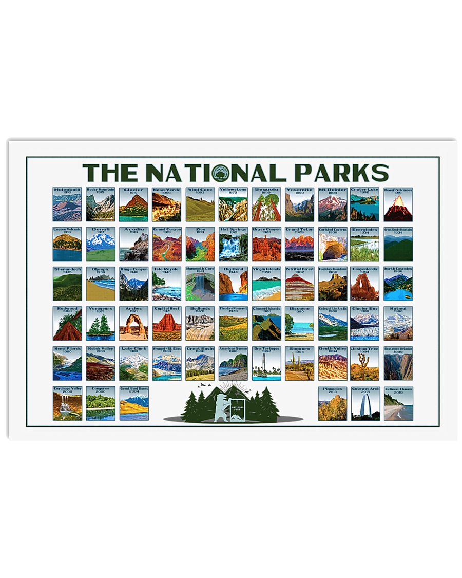 THE NATIONAL PARKS 24x16 Poster
