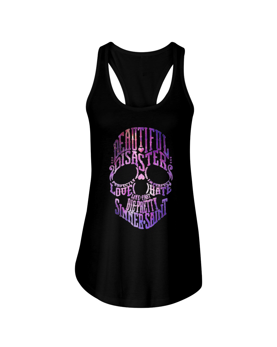 BEAUTIFUL DISASTER Ladies Flowy Tank