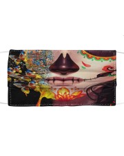 BUTTERFLIES SKULL Cloth face mask front
