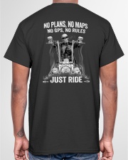 NO RULES JUST RIDE Classic T-Shirt garment-tshirt-unisex-back-04