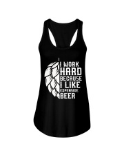I like expensive beer Ladies Flowy Tank thumbnail