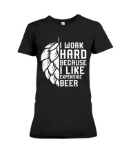 I like expensive beer Premium Fit Ladies Tee thumbnail
