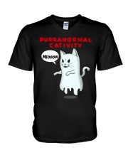 PURRANORMAL CATIVITY V-Neck T-Shirt thumbnail