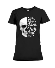 SHUT DUH FUH CUP Premium Fit Ladies Tee tile