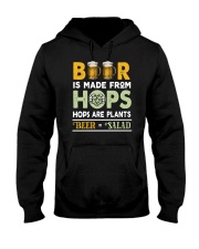 BEER IS MADE FROM HOPS Hooded Sweatshirt thumbnail