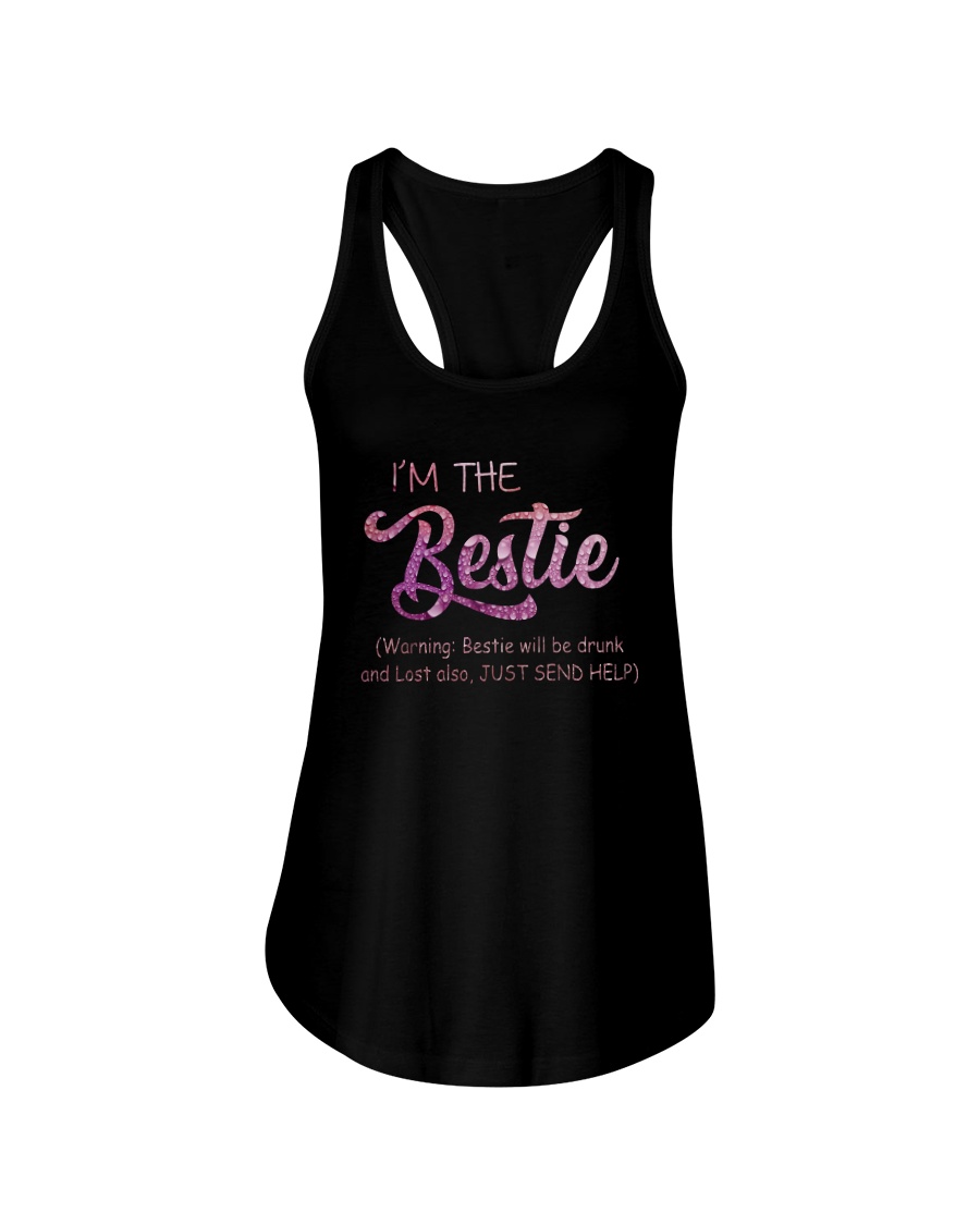 I'M THE BESTIE Ladies Flowy Tank