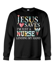 NURSES LENDING HANDS Crewneck Sweatshirt thumbnail