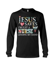 NURSES LENDING HANDS Long Sleeve Tee thumbnail
