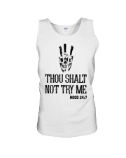 THOU SHALT NOT TRY ME Unisex Tank tile