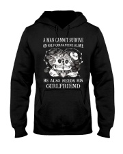 QUARANTINED ALONE LONG SLEEVES T-SHIRT Hooded Sweatshirt thumbnail