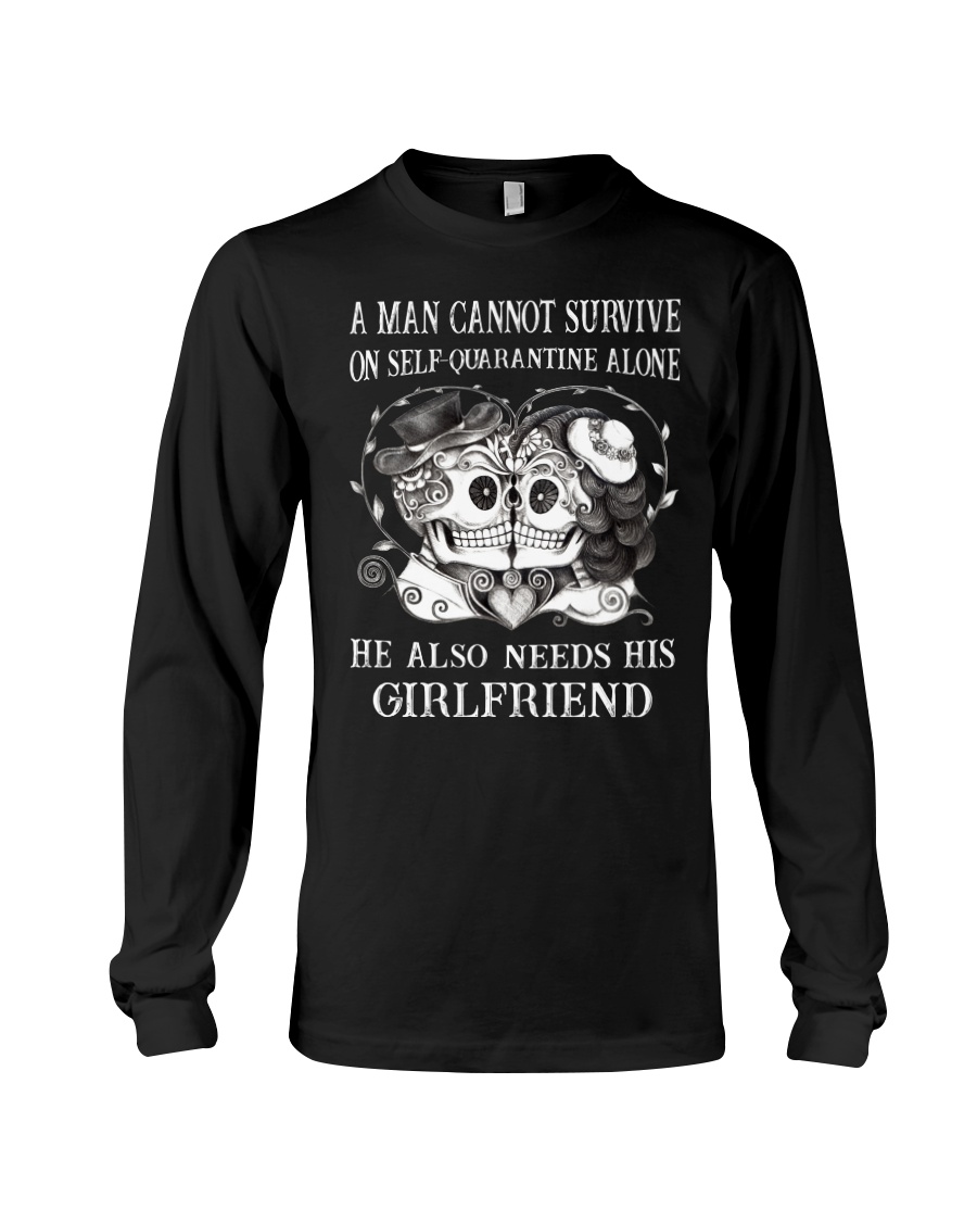 QUARANTINED ALONE LONG SLEEVES T-SHIRT Long Sleeve Tee