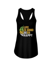 Be happy Ladies Flowy Tank tile