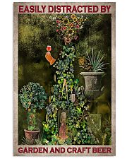 Easily Distracted By Garden And Craft Beer 16x24 Poster front