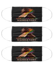 SOLIDARITY IS MANDATORY Mask tile