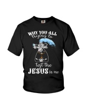 WHY YOU ALL TRYING Youth T-Shirt thumbnail