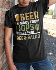 BEER IS MADE FROM HOPS Classic T-Shirt apparel-classic-tshirt-lifestyle-27