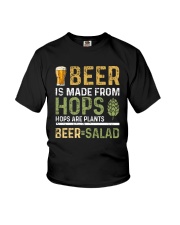BEER IS MADE FROM HOPS Youth T-Shirt thumbnail