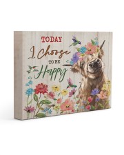 Today I choose to be happy 14x11 Gallery Wrapped Canvas Prints front