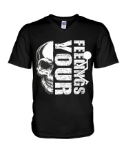 Your Feelings V-Neck T-Shirt tile